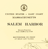 Salem & Marblehead Vintage Nautical Chart Scarf