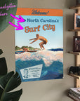 Vintage Surf Poster - 22" x 28"  - Customized to your town