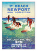 Vintage Surf Competition Poster