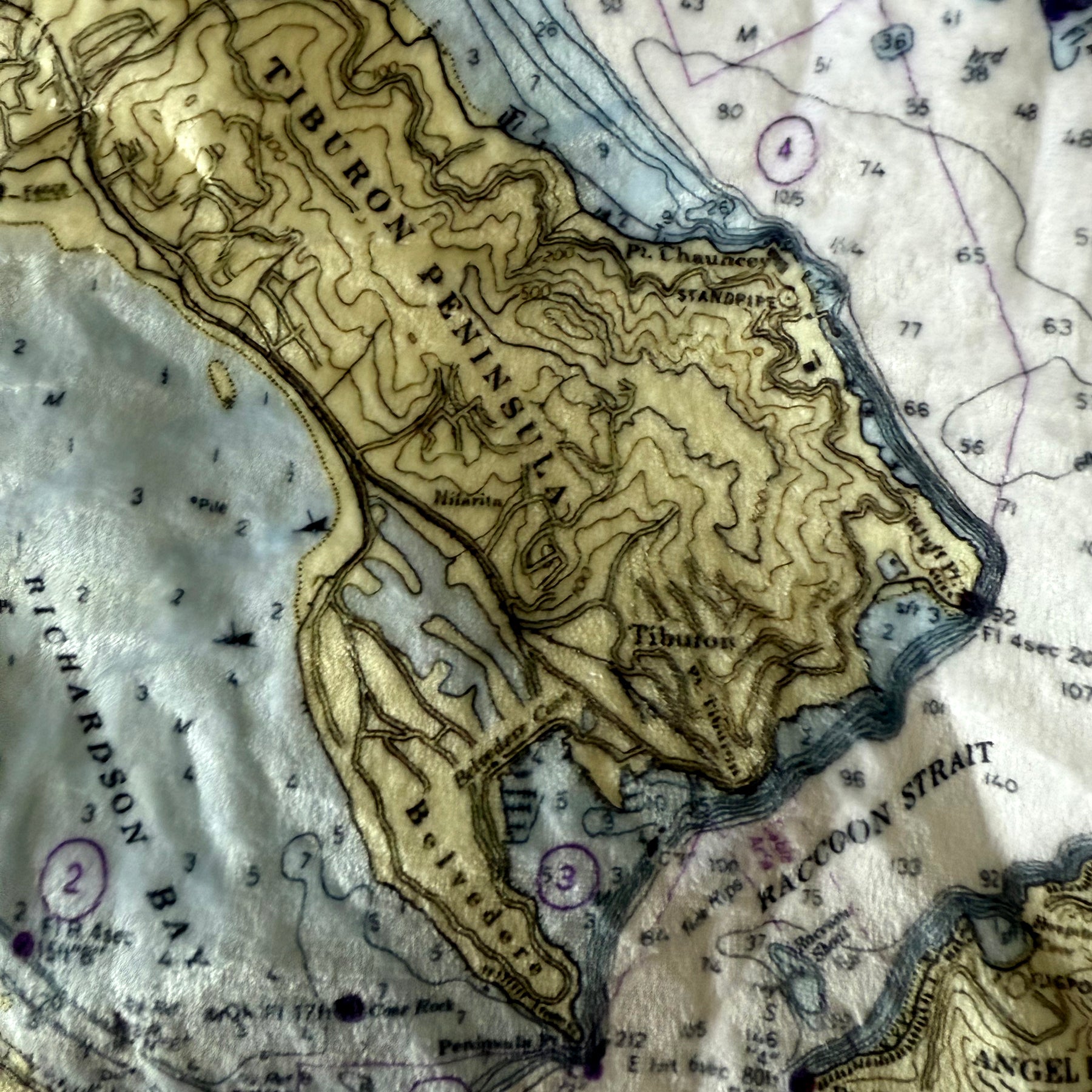 San Francisco, CA Map Blanket