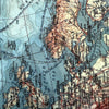 Arctic Circle, Vintage Map Scarf