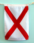 V (Victor) Nautical Signal Flag – Traditional Maritime Code Flag