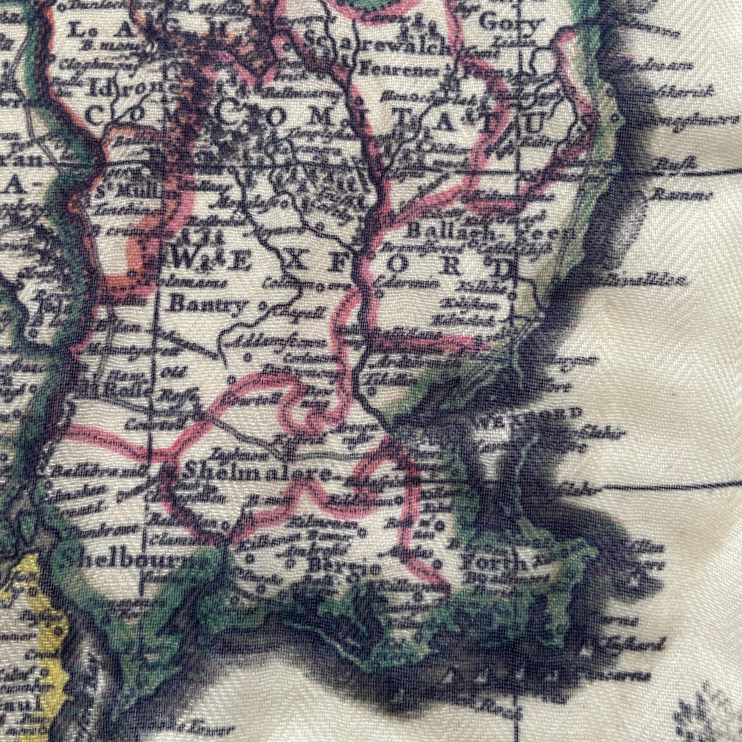 Map Scarf of the world’s best destinations – Maritime Tribes USA