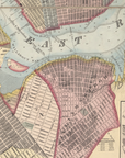 Manhattan Vintage Map Blanket