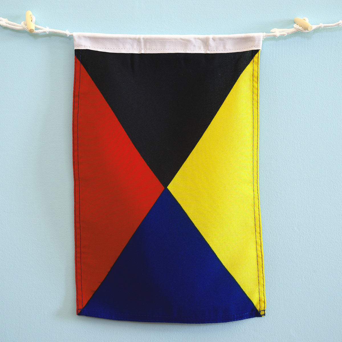Z (Zulu) Nautical Signal Flag – Traditional Maritime Code Flag