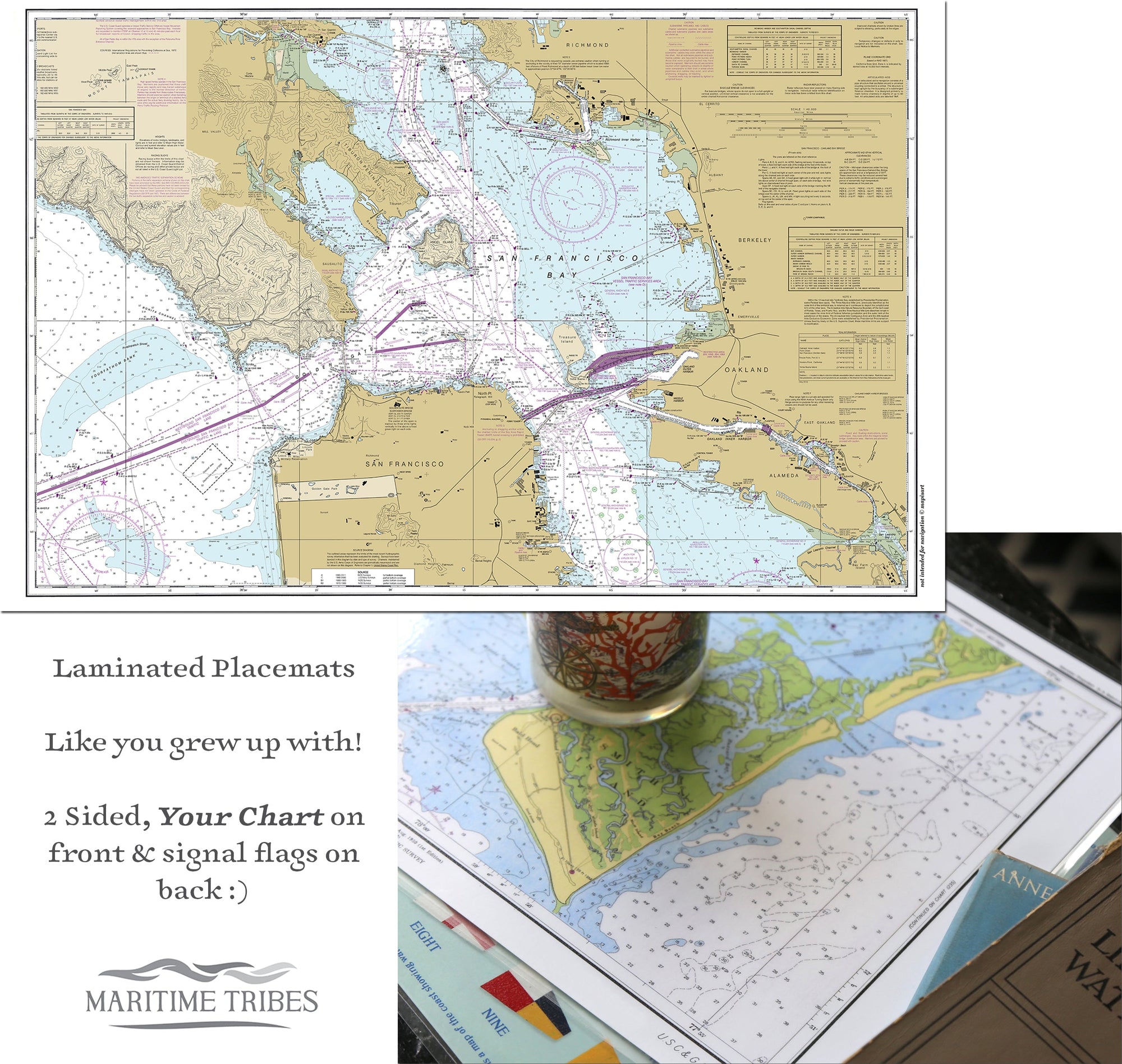 Nautical Chart Placemat