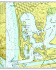 Mission Bay, CA Nautical Chart Placemat