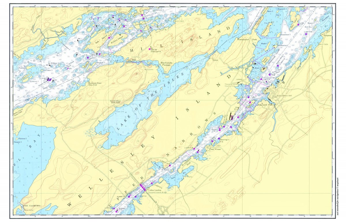 Alexandria Bay, New York Placemat - Maritime Tribes USALaminated Placemat