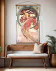 Alphonse Mucha's 'Dance' Canvas Wall Scroll - Maritime Tribes USAWALL ART