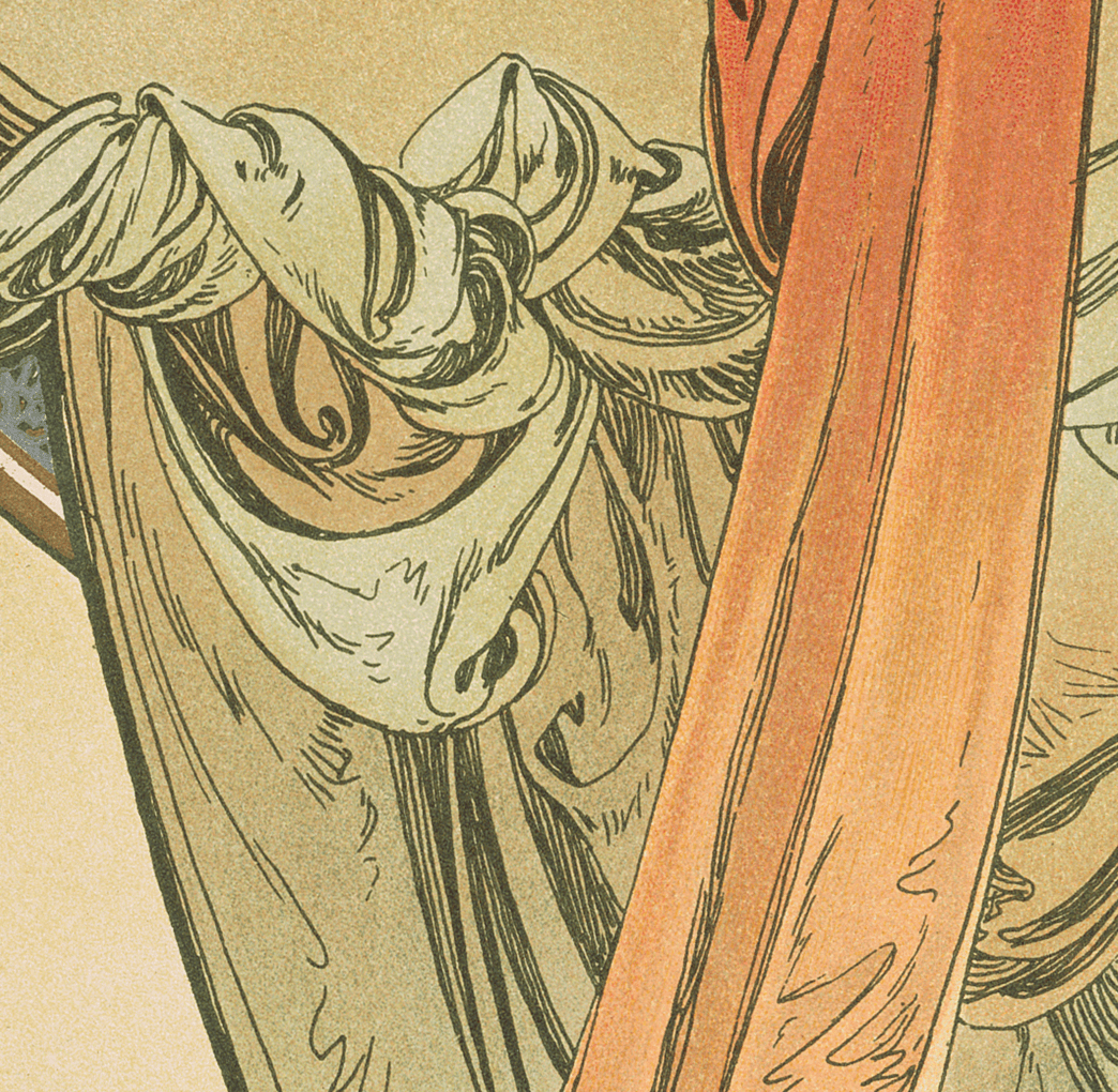 Alphonse Mucha's 'Poetry' Blanket - Maritime Tribes USABlanket
