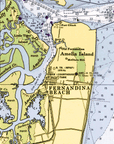 Amelia Island, FL.Nautical Chart Blanket - Maritime Tribes USABlanket