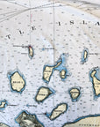 Apostle Islands, WI Lake Superior Nautical chart Blanket - Maritime Tribes USABlanket