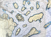 Apostle Islands, WI Lake Superior Nautical chart Blanket - Maritime Tribes USABlanket