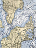 Aquidneck Island Nautical Chart Quick Dry Towel - Maritime Tribes USATowel
