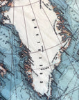 Arctic Circle, Vintage Map Scarf - Maritime Tribes USAScarf