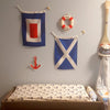 B (Bravo) Nautical Signal Flag – Traditional Maritime Code Flag