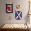 E (Echo) Nautical Signal Flag – Traditional Maritime Code Flag