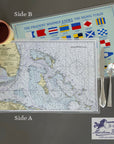 Bahama Islands Chart Laminated Placemat - Maritime Tribes USALaminated Placemat