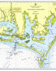 Beaufort, North Carolina Chart Placemat - Maritime Tribes USALaminated Placemat