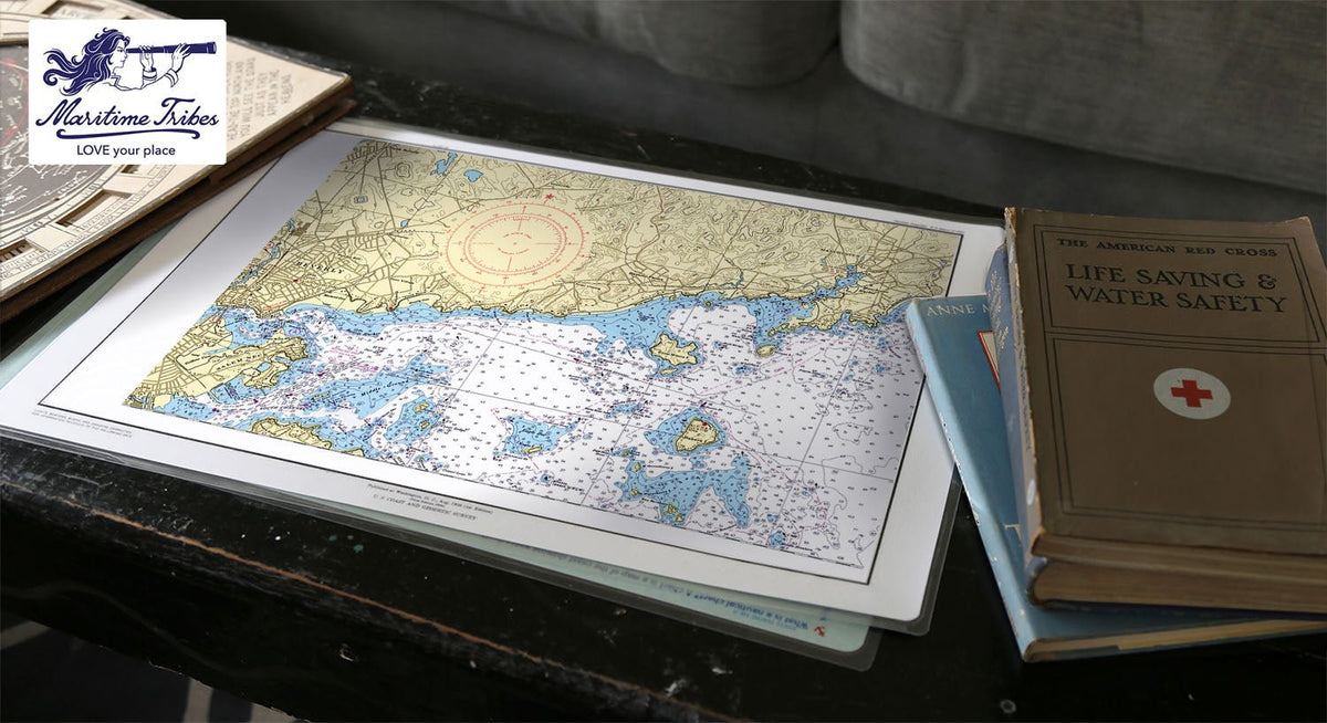 Beverly Farms & The Whole North Shore Placemat - Maritime Tribes USALaminated Placemat