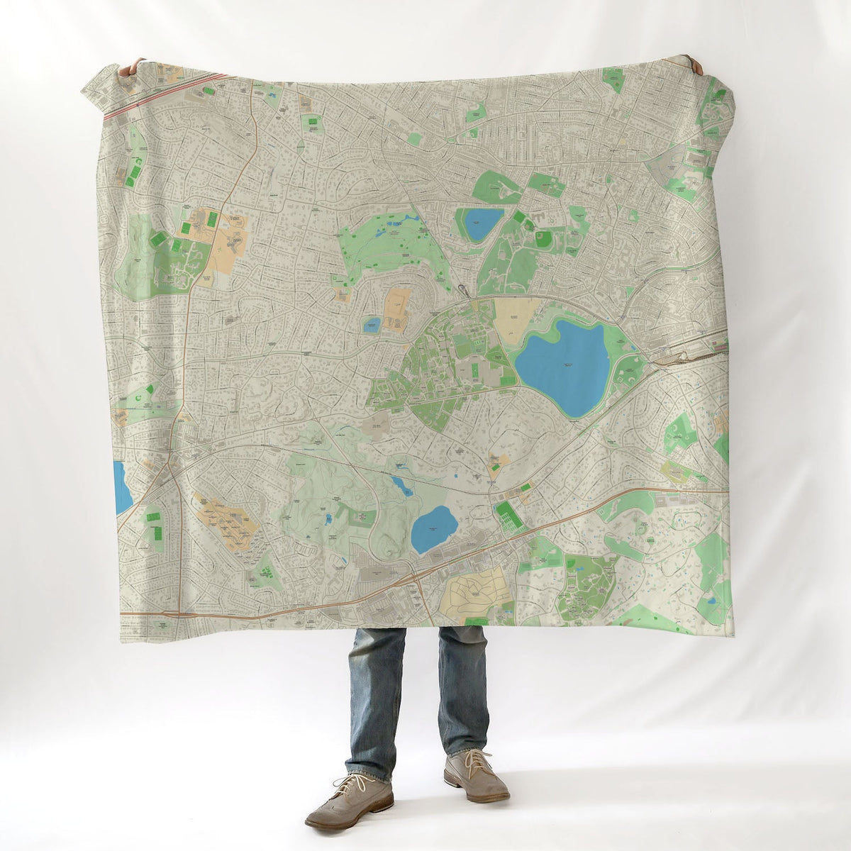 Boston College / Chestnut HIll Map Blanket - Maritime Tribes USABlanket