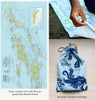 British Virgin Islands Imray Chart Sport Towel - Maritime Tribes USA