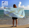 British Virgin Islands Imray Chart Sport Towel - Maritime Tribes USA