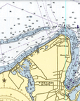 Buzzards Bay Nautical Chart Vineyard Haven Blanket - Maritime Tribes USABlanket