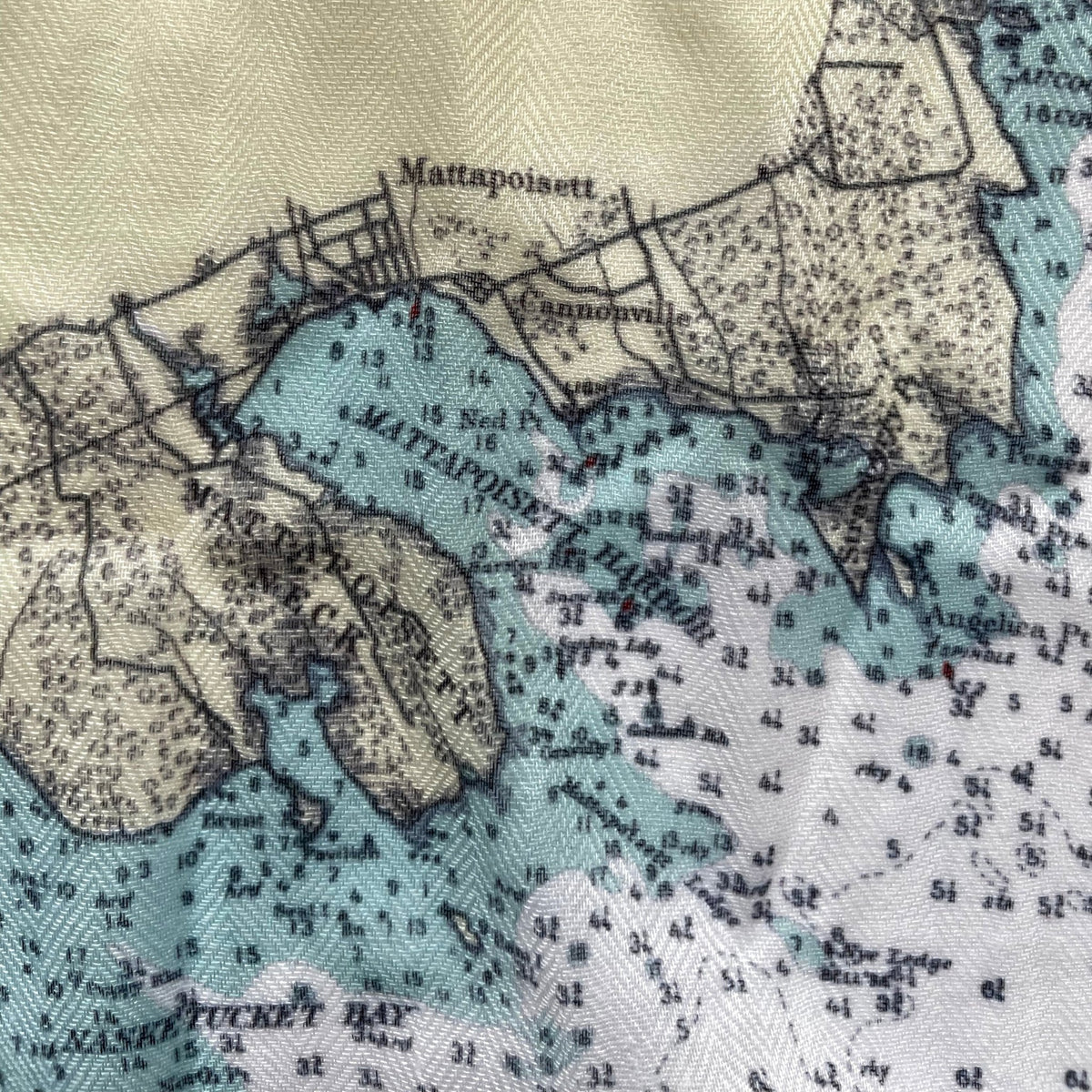 Buzzards Bay Vintage Chart Scarf - Maritime Tribes USAScarf