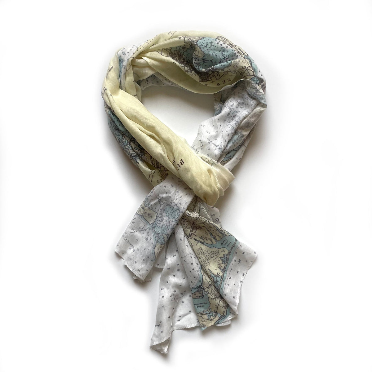 Buzzards Bay Vintage Chart Scarf - Maritime Tribes USAScarf