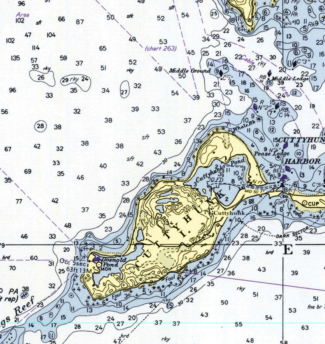 Buzzards Bay with Cuttyhunk, MA Nautical Chart Blanket - Maritime Tribes USABlanket
