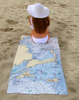 Cape Cod & The Islands Beach Towel / Quick Dry Towel - Maritime Tribes USATowel