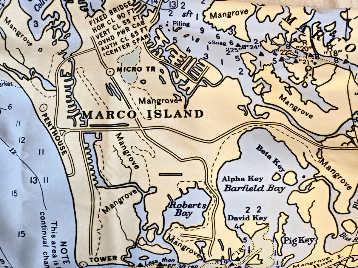 Casco Bay, ME Nautical Chart Quick Dry Towel - Maritime Tribes USATowel