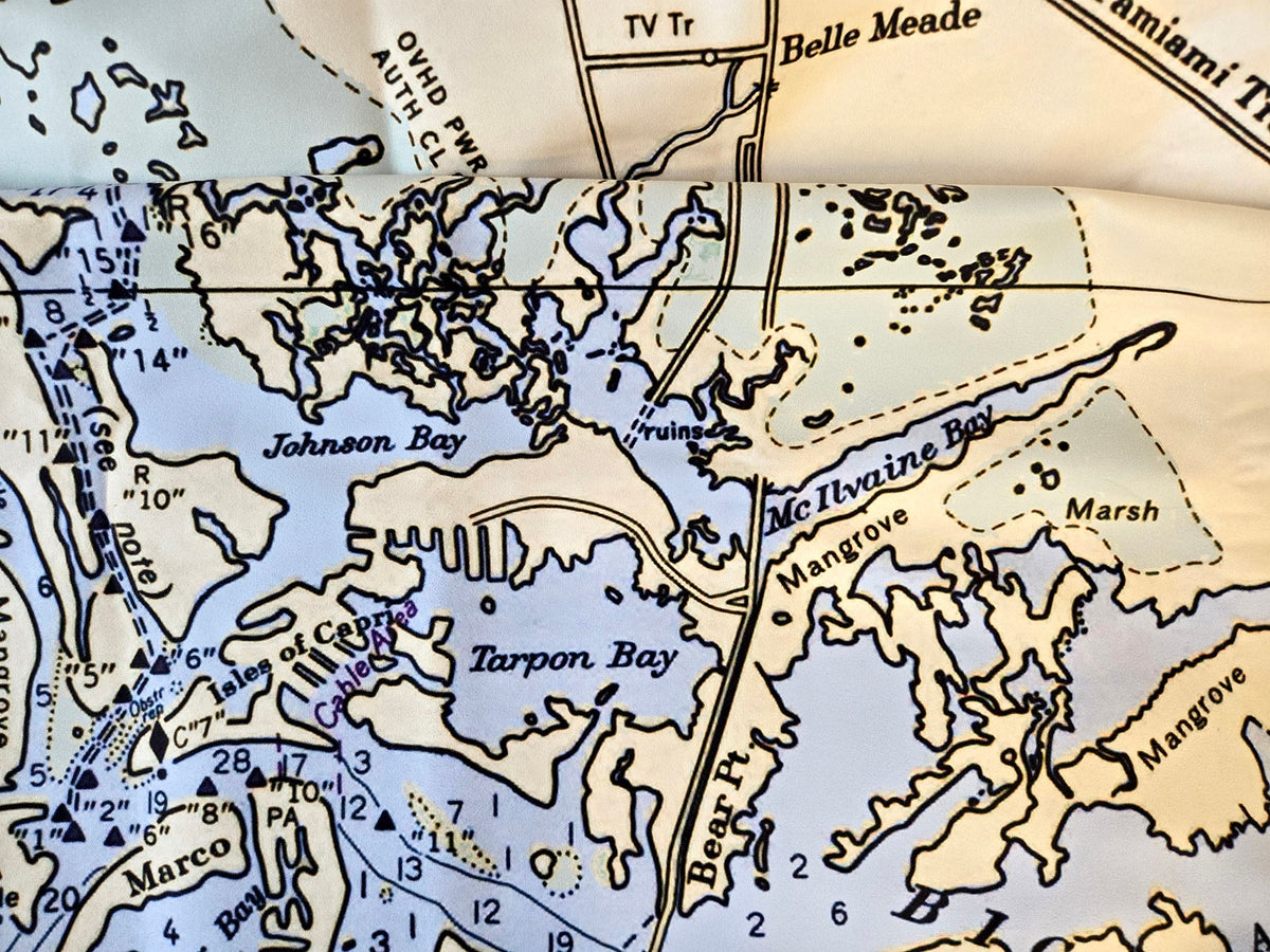 Casco Bay, ME Nautical Chart Quick Dry Towel - Maritime Tribes USATowel