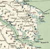 Chesapeake Bay Vintage Map Blanket - Maritime Tribes USABlanket