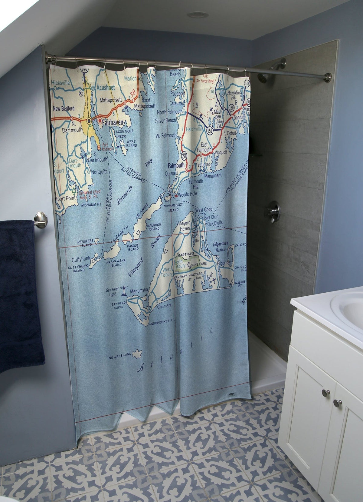 Cloth Shower Curtain, Wholesale - Maritime Tribes USAShower Curtain
