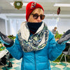 Deep Winter Infinity Sherpa Scarf, Wholesale - Maritime Tribes USA