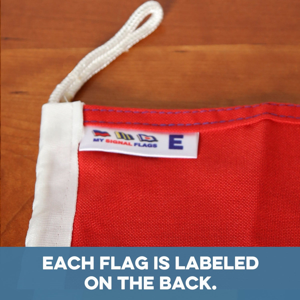 E (Echo) Nautical Signal Flag – Traditional Maritime Code Flag - Maritime Tribes USASignal Flag