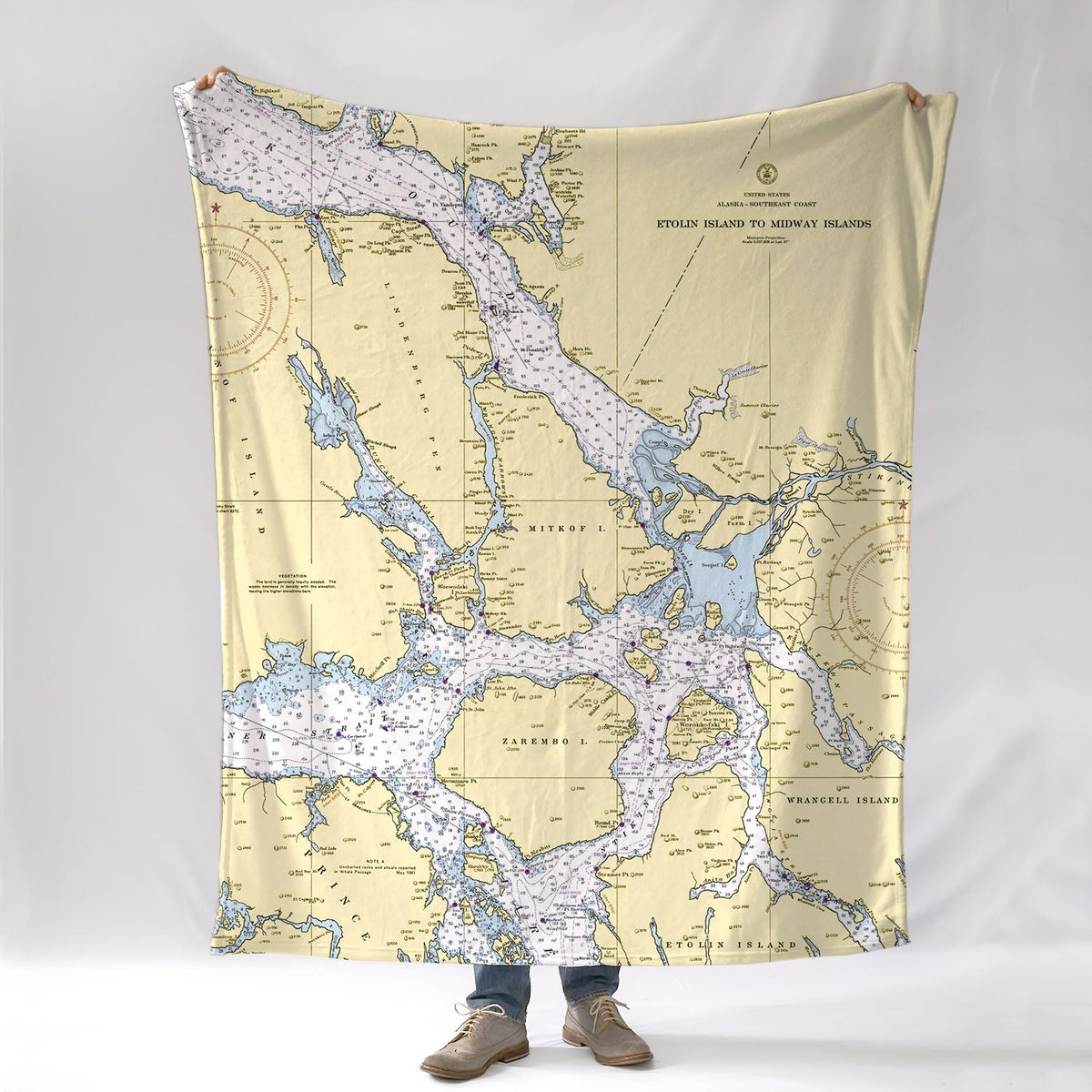 Etolin Island to Midway Islands Blanket - Maritime Tribes USABlanket