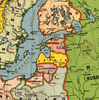 Europe Vintage Map Blanket - Maritime Tribes USABlanket