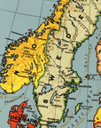 Europe Vintage Map Blanket - Maritime Tribes USABlanket
