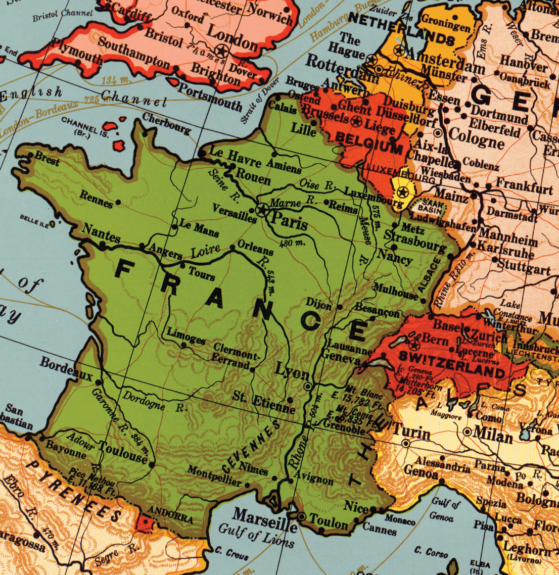 Europe Vintage Map Blanket - Maritime Tribes USABlanket