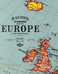 Europe Vintage Map Blanket - Maritime Tribes USABlanket
