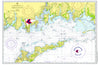 Groton Long Point Yacht Club Chart with Burgee Placemat