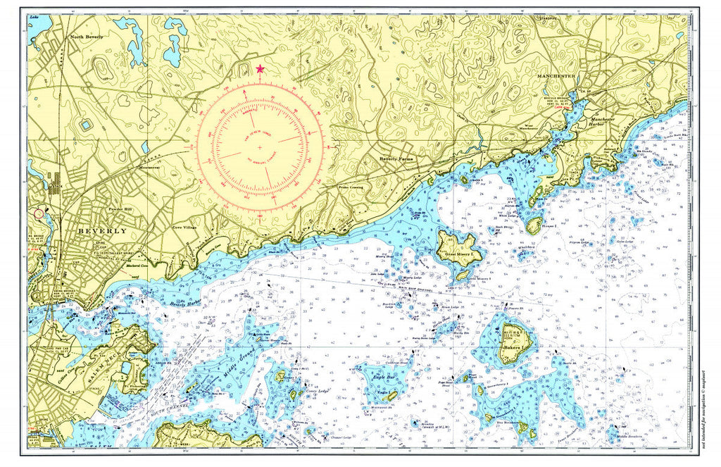 Manchester by-the-Sea, Chart Placemat