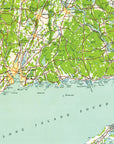 Eastern Long Island Sound Topo Single Placemat
