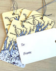 Gift Tags, set of 6 with ties, Wholesale - Maritime Tribes USA