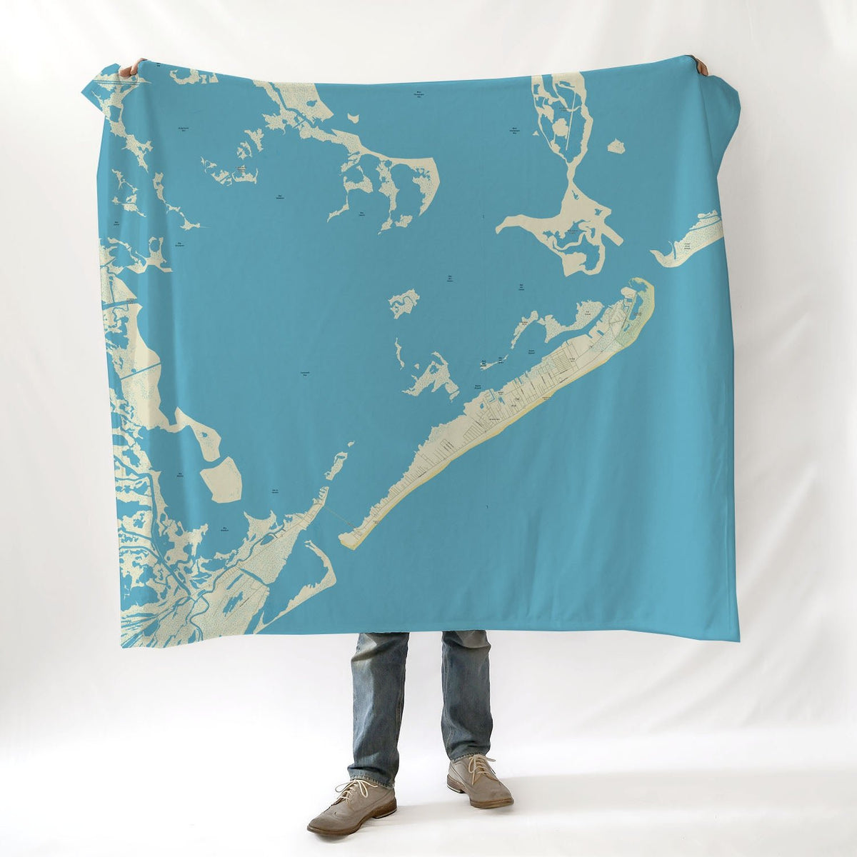 Grand Isle Louisiana Charted Territory Blanket - Maritime Tribes USABlanket