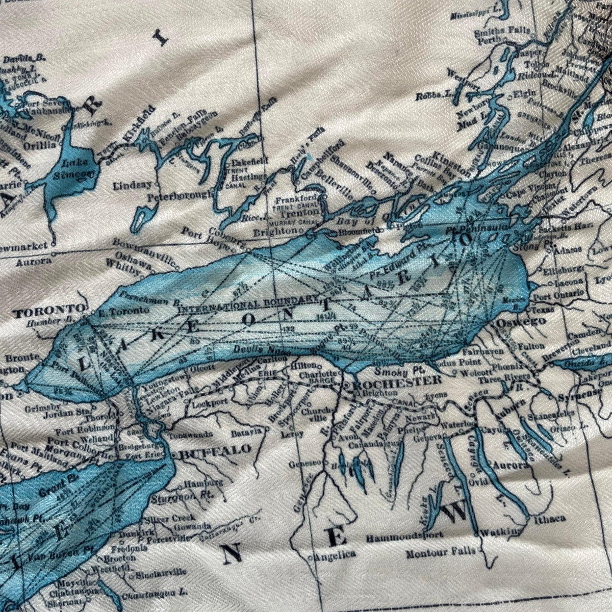Great Lakes Antique Map Scarf - Maritime Tribes USAScarf