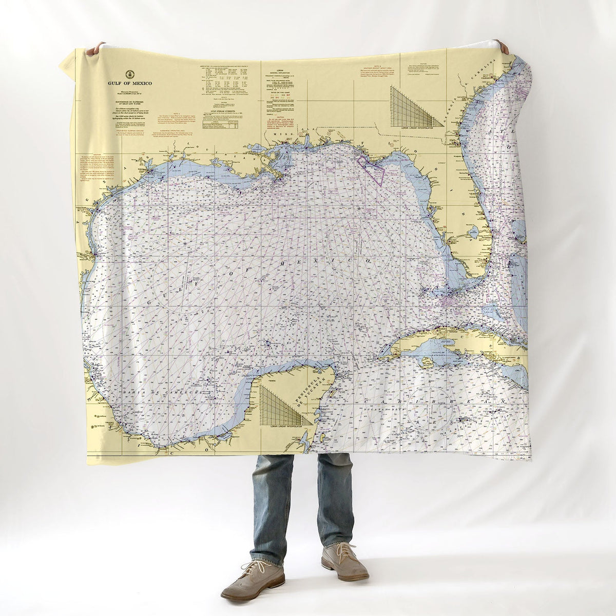 Gulf Of Mexico & Florida Blanket - Maritime Tribes USABlanket